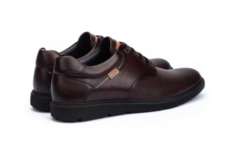 Pikolinos Durango M8S-4014 Olmo Brown 4 Eyelet Shoe Made In Spain