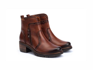 Pikolinos San Sebastia W1T-8777 Cuero Zip Ankle Boot Made In Spain