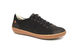 El Naturalista NF64 Black Meteo Lace Up 6 Eyelet Shoe Made In Spain