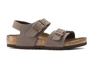 Birkenstock New York Kids Mocha Birko-Flor Nubuck Made In Germany