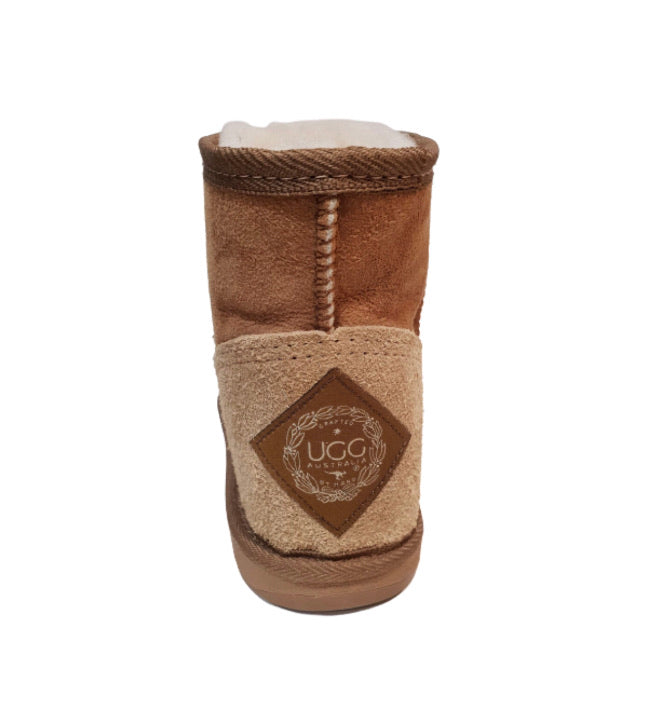 Ugg Australia Mini Chestnut Sheepskin Ankle Boot Made In Australia