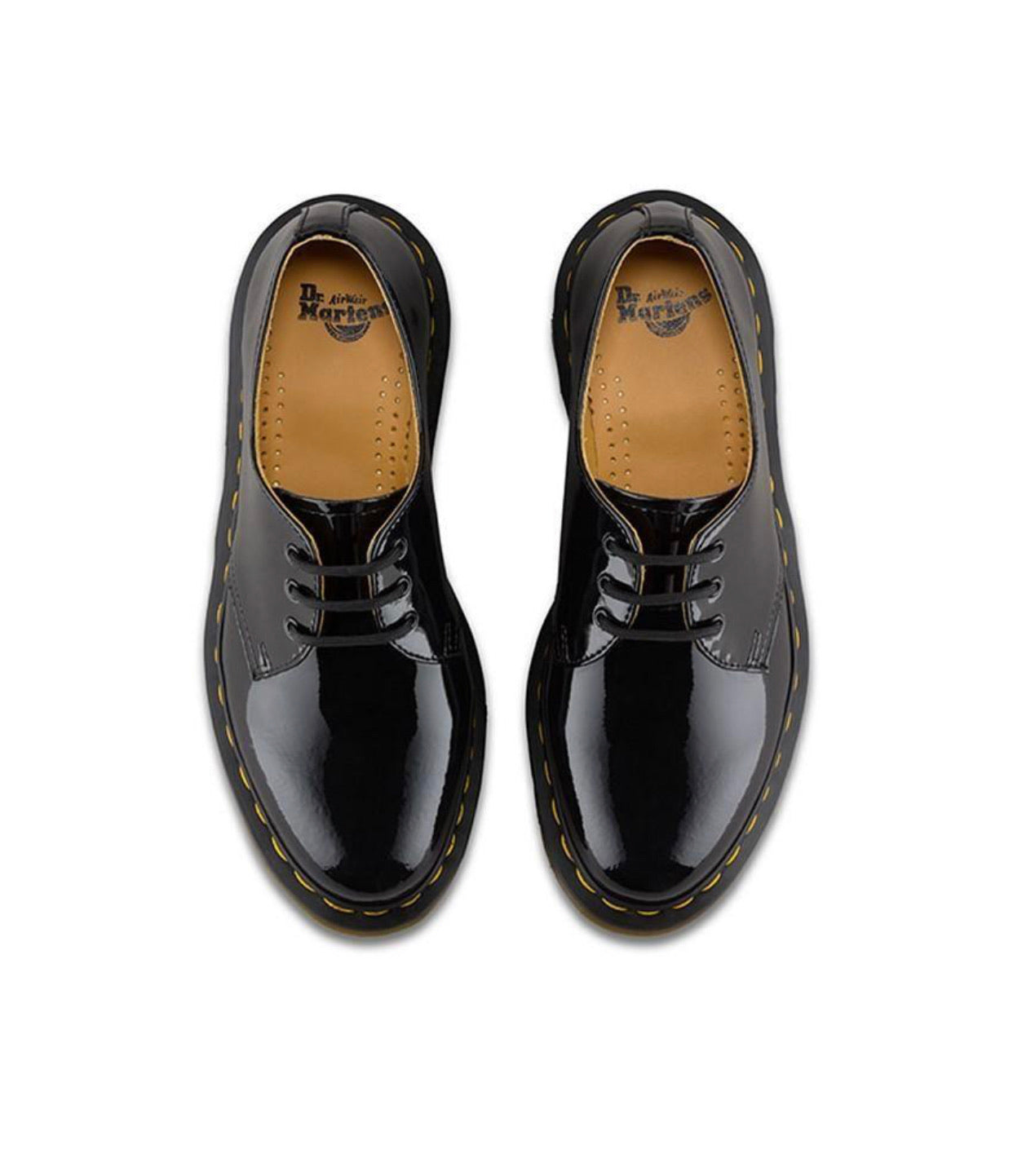 Dr. Martens 1461 Black Patent 3 Eyelet Shoe