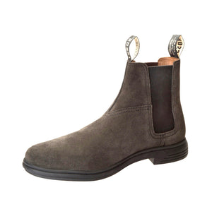 Rossi Boots 142 Barossa Charcoal Suede Leather Chelsea Dress Boot