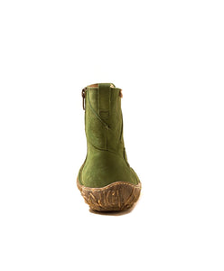 El Naturalista 5450 Selva Green Nido Zip Ankle Boot Made in Spain