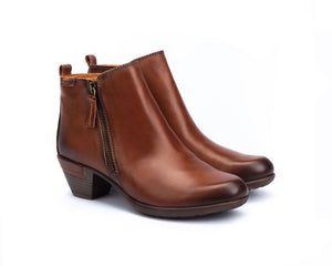 Pikolinos Rotterdam 902-8900 Cuero Zip Ankle Boots Made In Spain