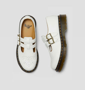 Dr. Martens 8065 White Smooth Mary Jane