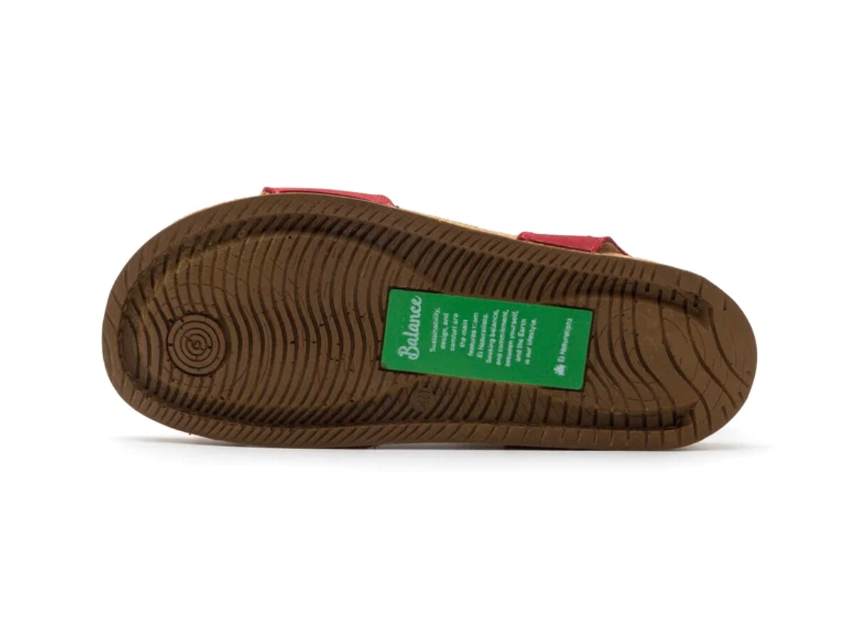 El Naturalista 5790 Tibet Red Balance Pleasant Sandals Made In Spain