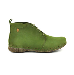 El Naturalista N974 Selva Green Lace Up Ankle Boots Made In Spain