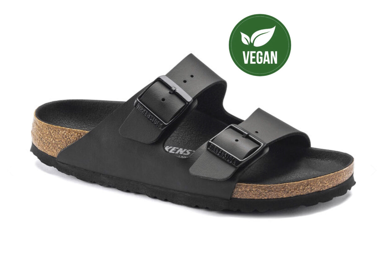 Birkenstock Arizona Semi Exq Black Birko-Flor Vegan Made In Germany