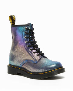 Dr. Martens 1460 Purple Rainbow Ray Ankle 8 Eyelet Boot