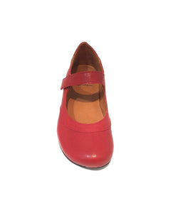 Brako 6480 Rojo Red Rock Bem Leather Court Shoe Made In Spain