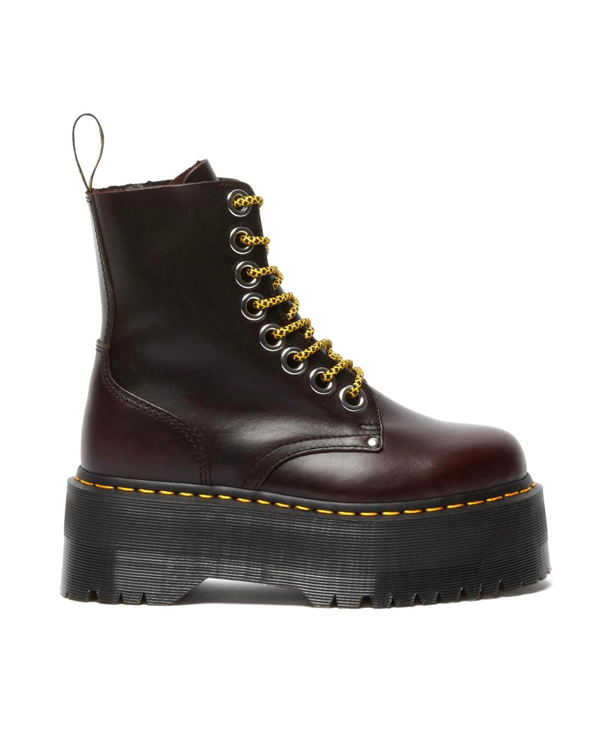 Dr. Martens Jadon Max Oxblood Atlas Zip 8 Eyelet Ankle Boot