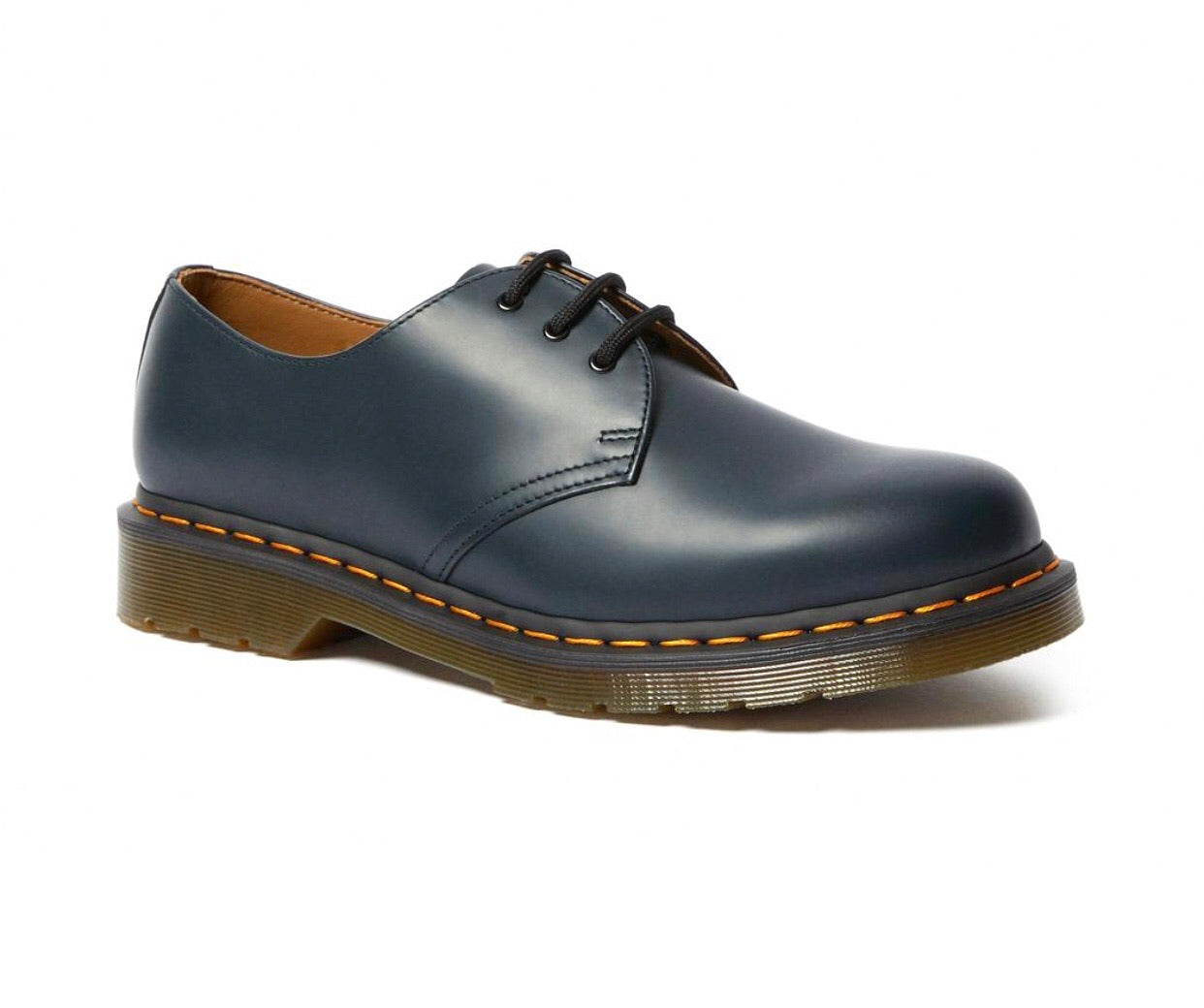 Dr. Martens 1461 Navy Blue Smooth 3 Eyelet Shoe