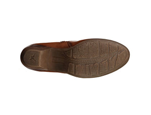 Pikolinos Rotterdam 902-8746 Cuero Light Tan Zip 3 Eyelet Boot Made In Spain