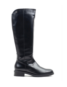 Wonders C-5455 Isy Negro Black Knee High Zip Boot Made In Spain