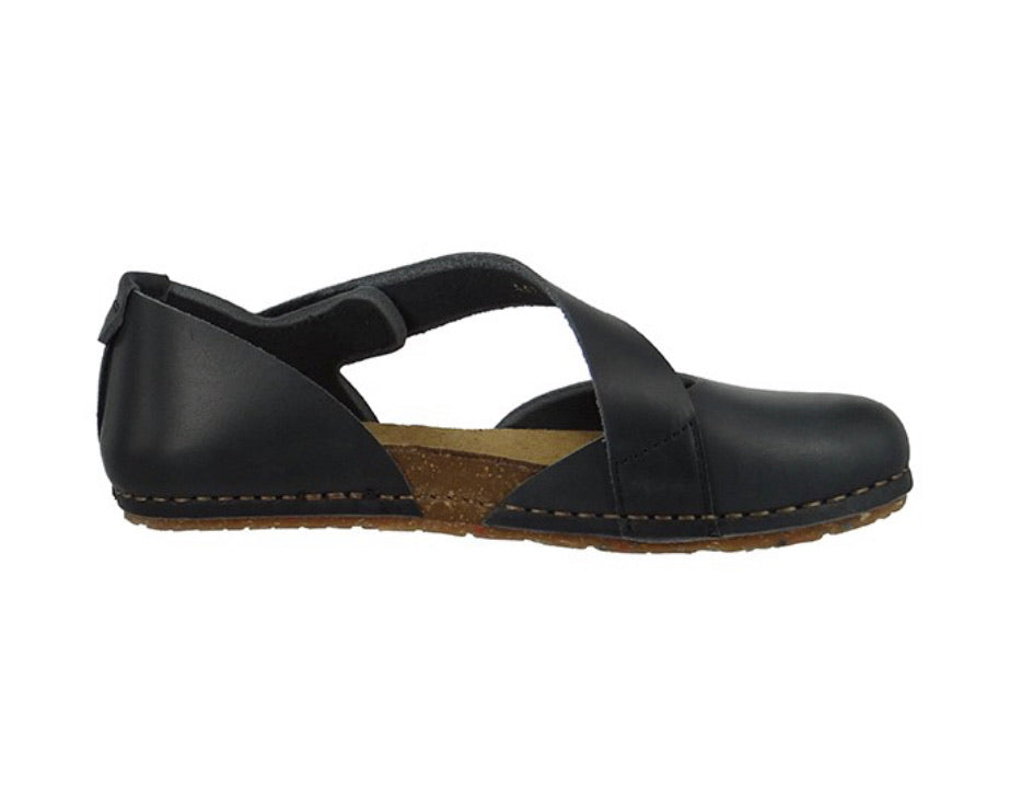 Art 0442 Creta Black Mary Jane Flats Made In Spain