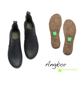 El Naturalista 5465 Black Angkor Chelsea Boot Made In Spain