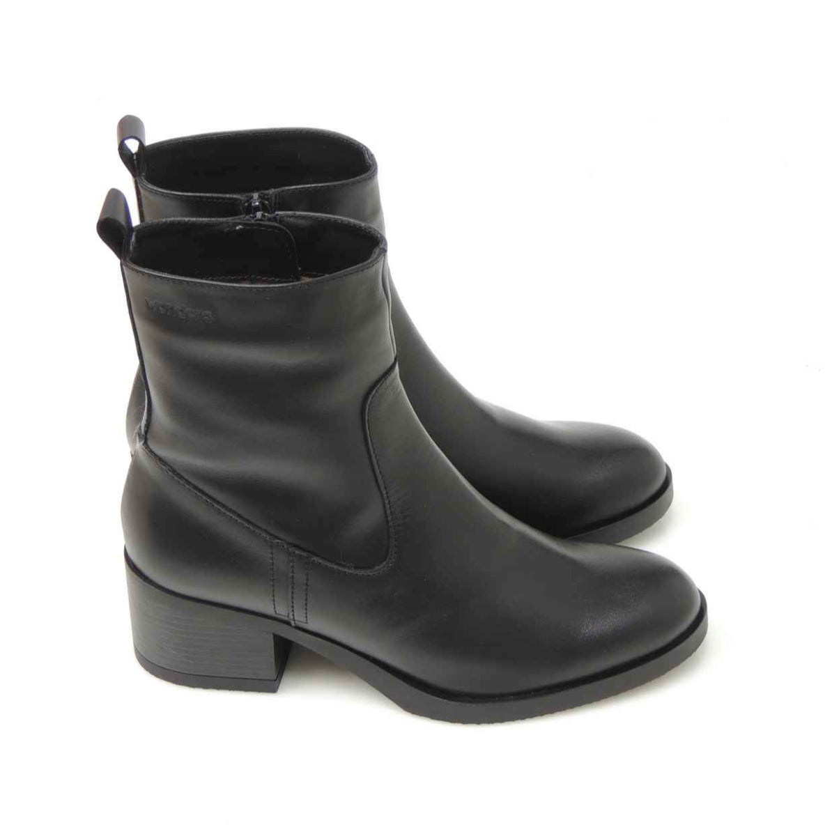 Wonders G-6208 Isy Negro Black Zip Ankle Boot Made In Spain