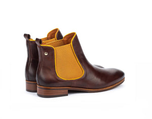 Pikolinos Royal W4D-8637ST Olmo Brown Chelsea Ankle Boot Made In Spain