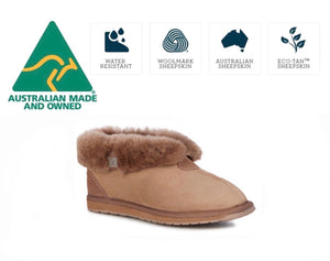 Emu Australia Mushroom Platinum Albany Ankle Sheepskin Made In Australia