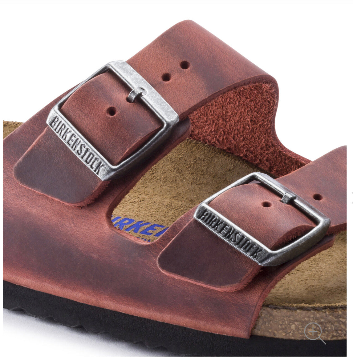 Birkenstock Arizona Earth Red Oiled Leather Soft Footbed Made In Germany