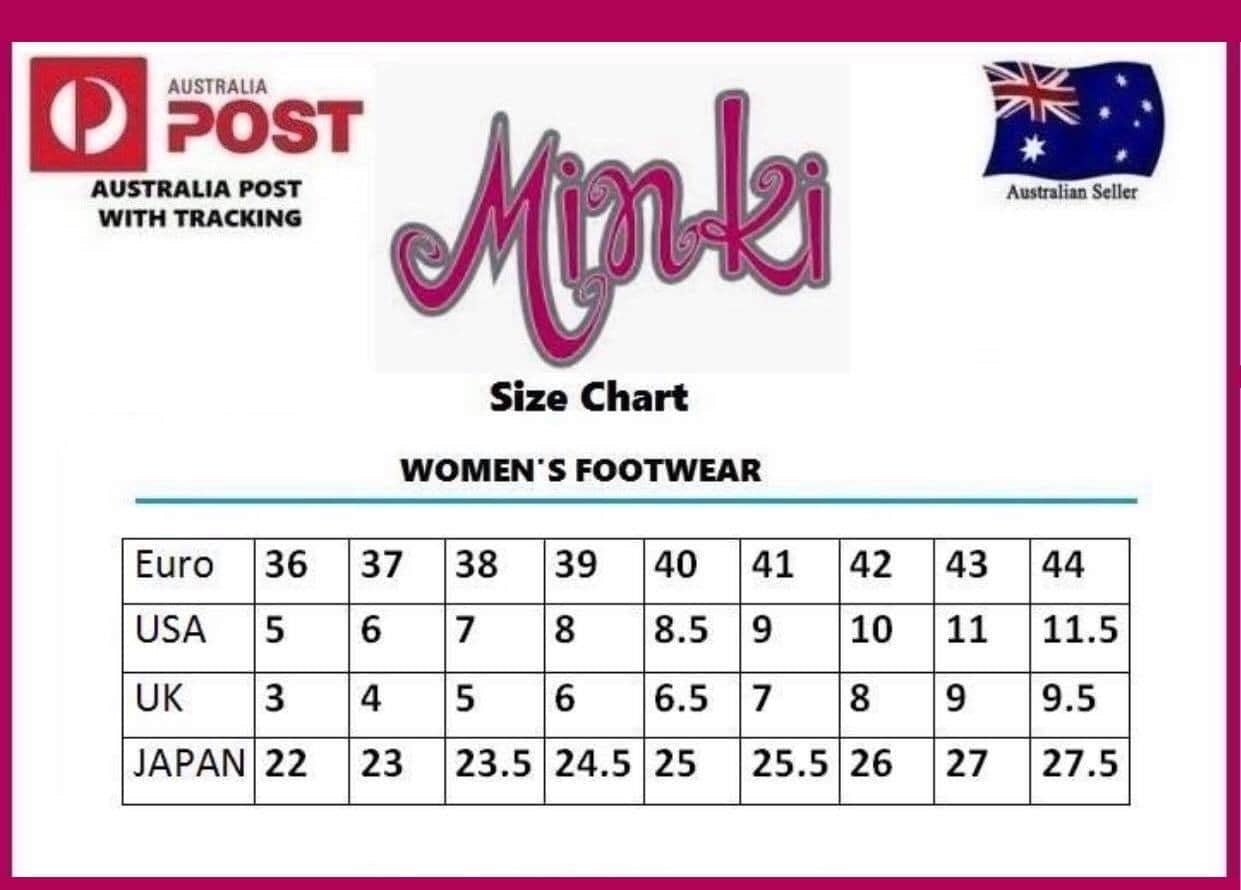 Minki Ladies Boots Mary Black Zip Mid Calf