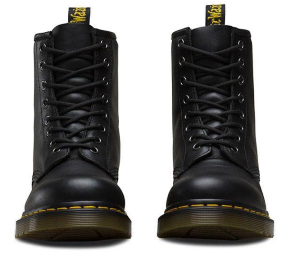 Dr. Martens 1460 Black Nappa Ankle 8 Eyelet Boot