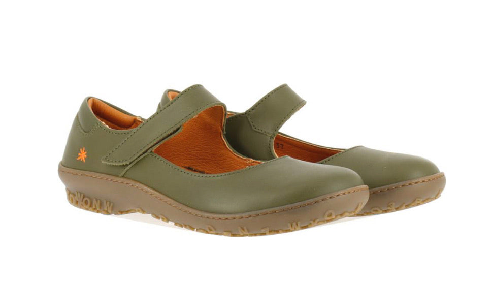 Art Kaki Green 1420 Mary Jane Made In Spain