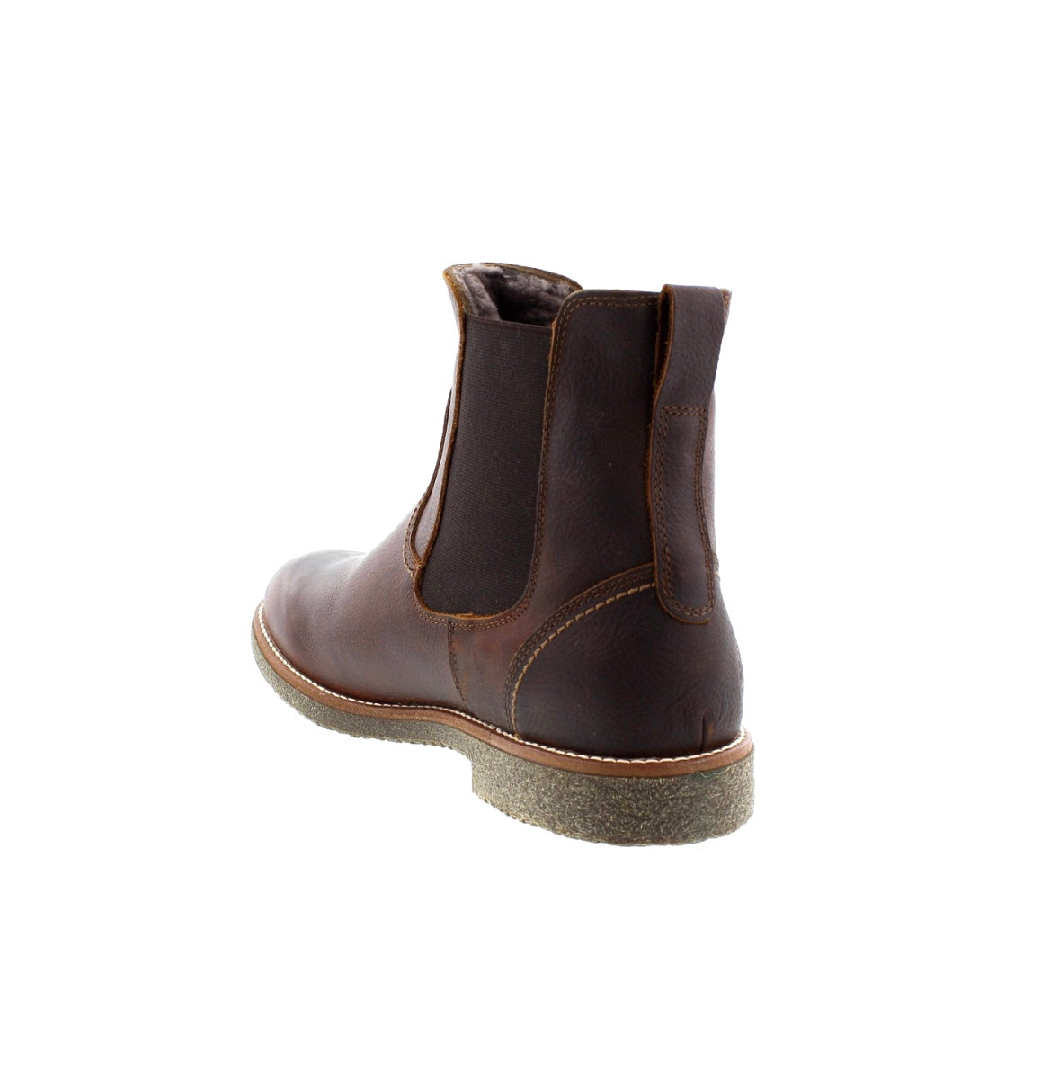 Panama Jack Garnock Igloo C3 Castano Chestnut Brown Sheepskin Lining Waterproof Chelsea Boot Made In Spain