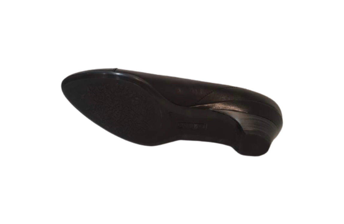 Pikolinos W9J-5964 Blanca Black Court Shoe Made In Spain