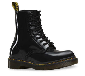 Dr. Martens 1460 Black Patent Ankle 8 Eyelet Boot