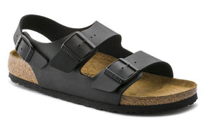 Birkenstock Milano Black Birko-Flor Made In Germany