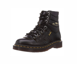 Dr. Martens Kamin Black Smooth Vintage Ankle 7 Eyelet Boot