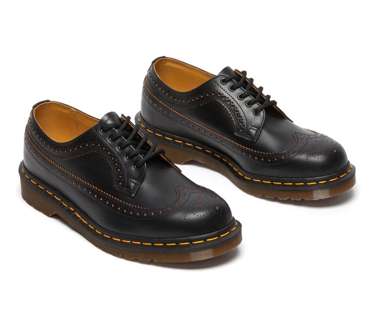 Dr. Martens 3989 Black Vintage Brogue Made In England