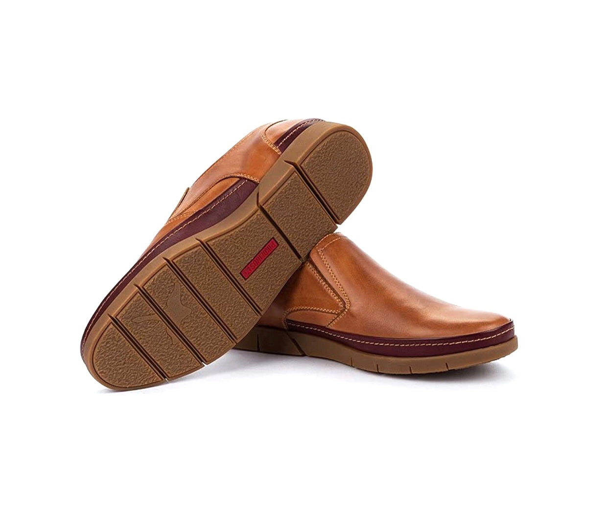 Pikolinos Palamos M0R-3203C1 Brandy Leather Slip On Made In Spain
