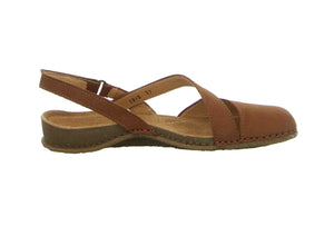 El Naturalista 5813 Panglao Wood Light Tan Pleasant Flats Made In Spain