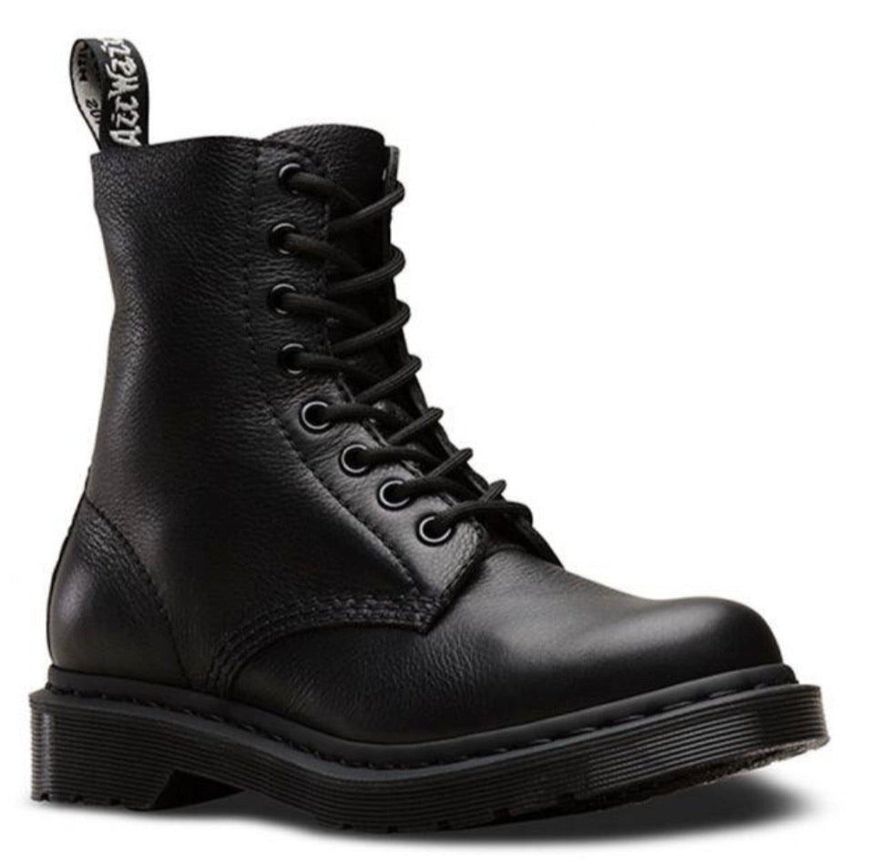 Martens 1460 Black Mono Pascal Virginia Eyelet Boot