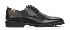 Pikolinos M9M-4201C1 Black Mens 3 Eyelet Lace Up Made In Spain