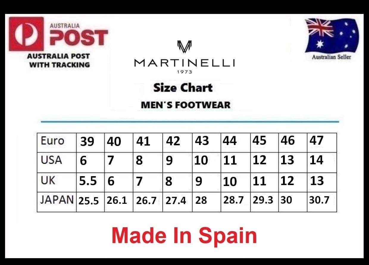 Martinelli 1456-2540E Warren Black Leather Chelsea Boot Made In Spain