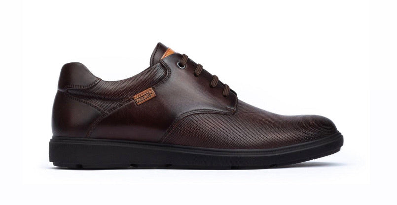 Pikolinos Durango M8S-4014 Olmo Brown 4 Eyelet Shoe Made In Spain