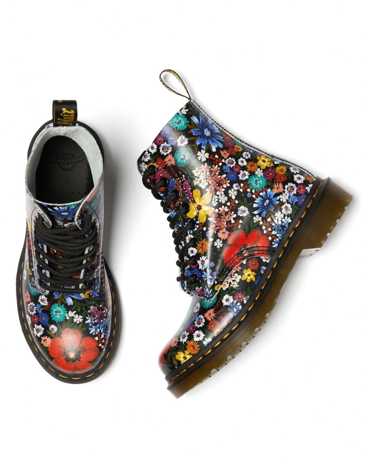 Dr. Martens 1460 Pascal Multi Wanderlust Backhand Ankle 8 Eyelet Boot