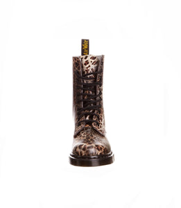 Dr. Martens 1490 Leopard Print 10 Eyelet Boot