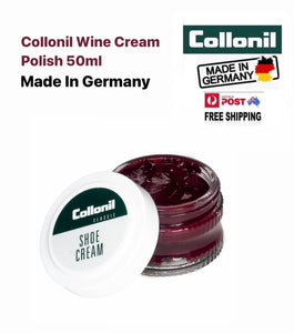 Collonil Wine 423 Cream Polish 50ml Made In Germany