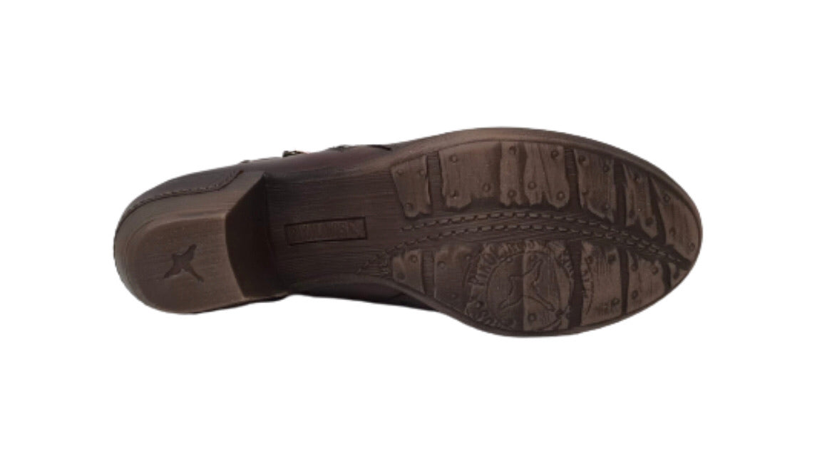 Pikolinos Rotterdam 902-8900 Olmo Brown Zip Ankle Boots Made In Spain