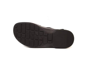Naot Amadora Black Soft Leather Sandals Made In Israel