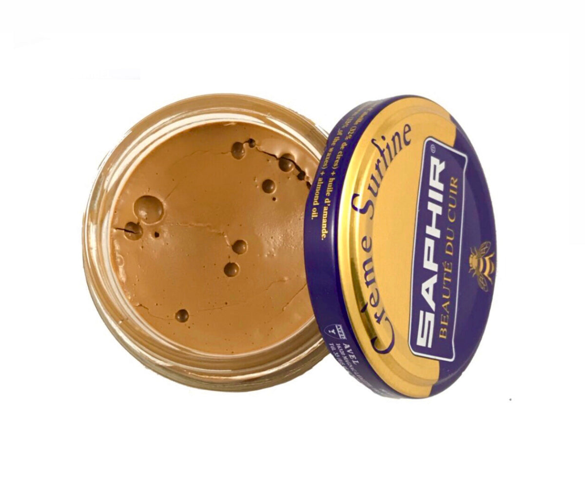 Saphir Caramel Renovating Cream Polish 50ml Made In France