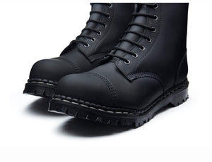 Gripfast Black Greasy Steel Toe 10 Eyelet Boot Made In England