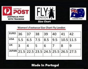 Fly London Fipa477fly Black Flats Mary Jane Made In Portugal