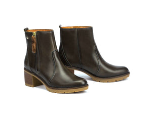 Pikolinos Llanes W7H-8632 Seamoss Zip Ankle Boots Made In Spain
