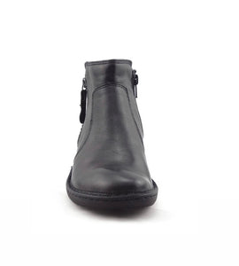 Relax Black 291-002 Double Zip Ankle Made In Albania